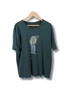 Notorious BIG Biggie Smalls Big Floppa Golf Graphic T-Shirt Coogi Sweater Sz XL